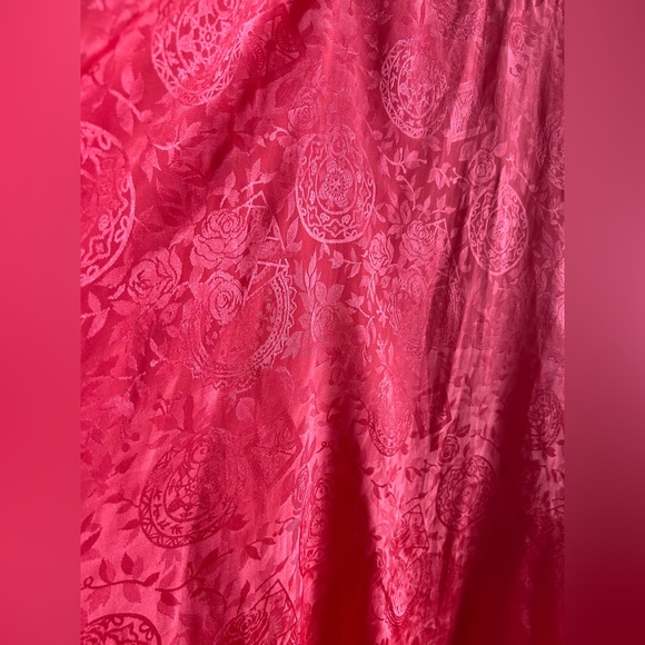 Victorias Secret Gold Label Vintage 80/90s Floral Satin Kimono Robe One Size OS - Picture 8 of 9